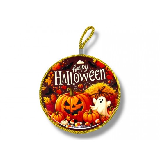 Kerámia edényalátét - Happy Halloween Szellemes Kerámia edényalátét - Happy Halloween Szellemes