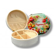 Jewelry bag with zip lock Flower wreath - Best for Grandma Jewelry bag with zip lock Flower wreath - Best for Grandma