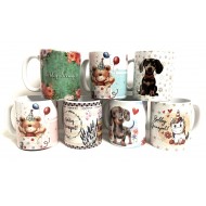 Mug Trendy Happy Namesday - mixed decoration 6 types Mug Trendy Happy Namesday - mixed decoration 6 types