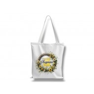 Vászontáska Legjobb Nagymama - Vadvirág koszorú 