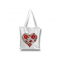 Canvas Hungarian Motive Heart