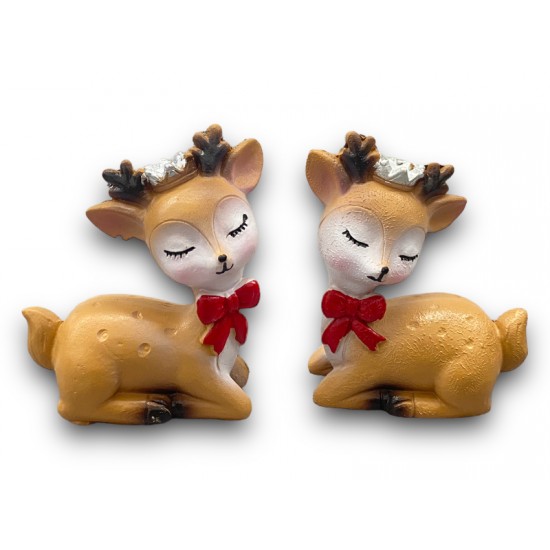 Lounging deers