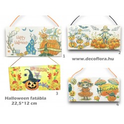 Halloween decorated wooden sign 22.5*12 cm Halloween decorated wooden sign 22.5*12 cm