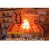 Halloween pumpkin led candle 6*6