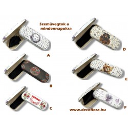 Husă de ochelari decorată Husă de ochelari decorată