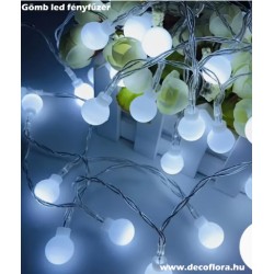 LED string light - LED string light with ball - battery operated - 20 pcs - 3 m warm white LED string light - LED string light with ball - battery operated - 20 pcs - 3 m warm white