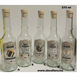Brandy bottle with hungarian inscriptions 350 ml