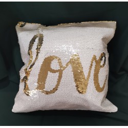 Sequin pillow 40x40 Love Sequin pillow 40x40 Love