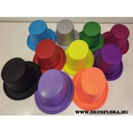 Színes glitteres műanyag cilinder