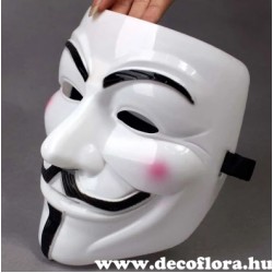 Fehér Anonymus Vendetta maszk 