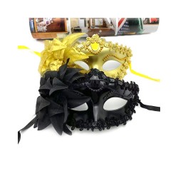  Extra Venetian mask Portia in 2 colors