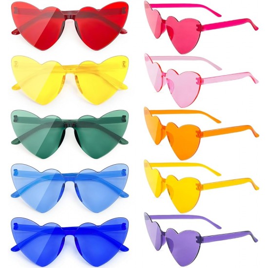 Heart shaped Party glasses