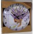Ceas perete Lavanda in ghiveci 28 cm