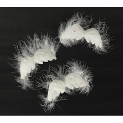 Angyalszárny pihével akasztós 3 db/szett