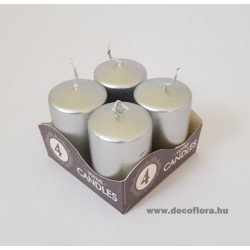Adventi gyertya 4 db/szett metál  több színben Adventi gyertya 4 db/szett metál  több színben