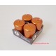 Pillar candle set set of 4