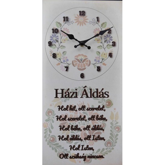 Falióra táblán - Házi Áldás Falióra táblán - Házi Áldás