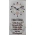 Wall clock 45*22 cm