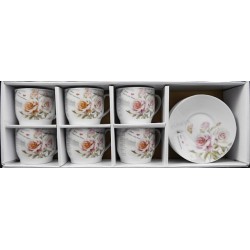 Ceramic cup set for 6 person Rose Ceramic cup set for 6 person Rose