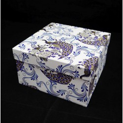 Porcelain cup set Blue peacock Porcelain cup set Blue peacock