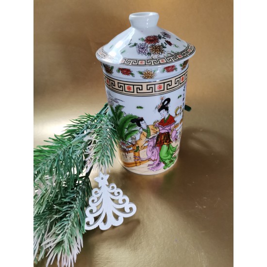 Dr. Wu gyógyteás bögre porcelán szűrővel 250 ml