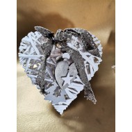 Karácsonyi ajtódísz szívalakú 15 cm Karácsonyi ajtódísz szívalakú 15 cm