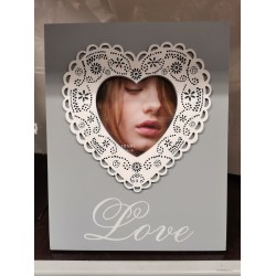 Rama foto cu inima