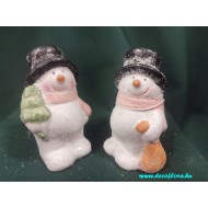 Hóember  figurák 7  cm 2 szort