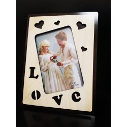 Picture frame double Love 10*10 cm