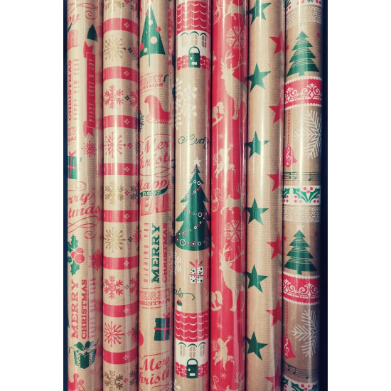 Christmas wrapping paper 2m*0,7m