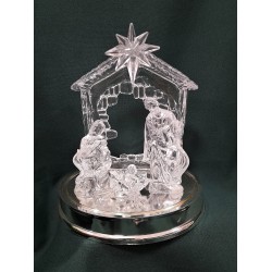 Betlehem cu lumina led 14*16 cm