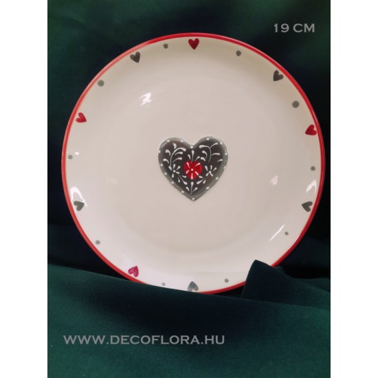Ceramic decor plate HG 19 cm