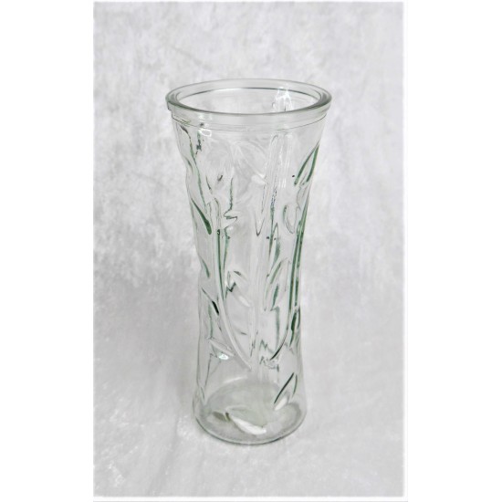 Üveg váza LEAVES 20cm