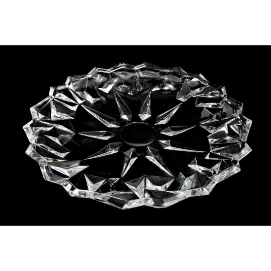 Glass serving plate CRYSTAL 34cm