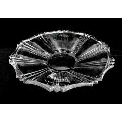 Glass serving plate VENUS 33cm