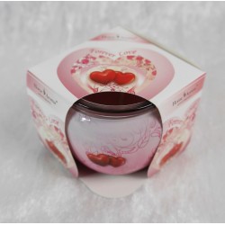Glass candle True Love - HOME AROMA