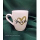 Porcelain mug Goldie Love in gift box 300 ml