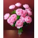 NO KWO1763 Decorative flower bouquet mini rose head 34cm/3 types