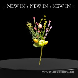 Húsvéti pick tojásokkal zölddel és mini zöld tökkel 22 cm Húsvéti pick tojásokkal zölddel és mini zöld tökkel 22 cm