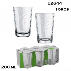 Water glass set*6 Pasabahce TOROS 200 ml
