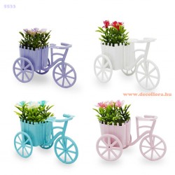 Virágdekoráció "Színes riksában" 4 féle 