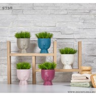 Decorative plant, pot Dojna 15*10 cm  Decorative plant, pot Dojna 15*10 cm