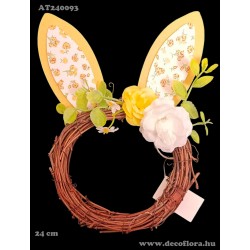 Decor primavara decor usi urechi iepuras 24 cm