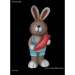 Kertésznacis nyuszi nagy répával 26 cm