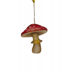 Fali dekoráció  Gomba 13,5 cm