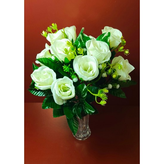 Bouquet of roses*12 buds/34 cm