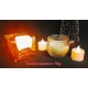 Glass scented candle Christmas - Orange Chocolate 70g