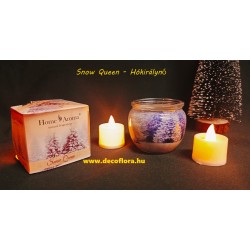 Scented candle in a glass -Snow Queen - scented candle - 