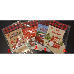 Mikuláscsizma 30*25 cm 4 féle