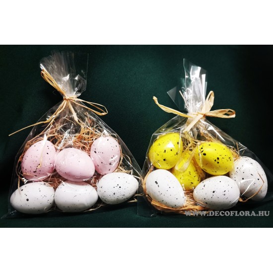 Eggs in a bag, 4cm, 6 different colors